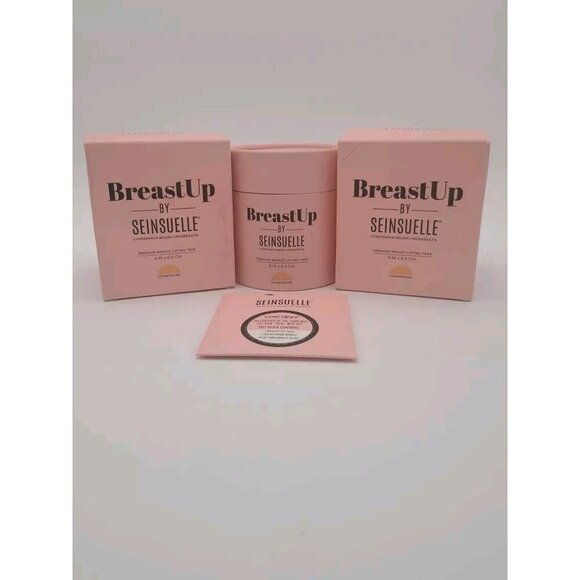 Breastup By Seinsuelle Premium Breast Lifting Tape Nipple Covers Set Of 2 Two - Picture 1 of 10